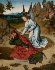 Elia nel Deserto (dettaglio) da Dirck Bouts
