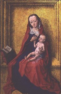 La Vergine e il Bambino in una nicchia di pietra, c.1465-75 da Dirck Bouts