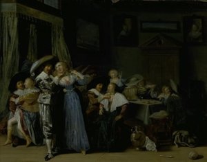 Compagnia allegra da Dirck Hals