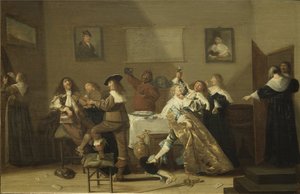 Scena di taverna da Dirck Hals