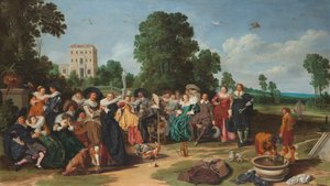 La Fête champêtre da Dirck Hals