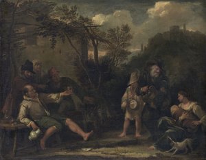 Compagnia allegra da Dirck Helmbreeker