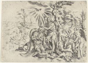 Battesimo di Cristo da Dirck Volckertsz. Coornhert (attributed to)