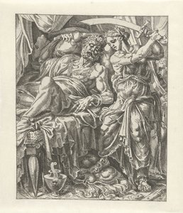 Giuditta decapita Oloferne (Giuditta e Oloferne)