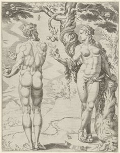 Adamo ed Eva da Dirck Volckertsz. Coornhert
