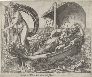 Non tutti i fannulloni hanno fortuna da Dirck Volckertsz. Coornhert