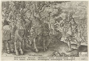 Resa del duca di Sassonia sul campo di battaglia di Mühlberg, 1547 da Dirck Volckertsz. Coornhert