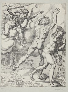 La cacciata dal Paradiso da Dirck Volckertsz. Coornhert