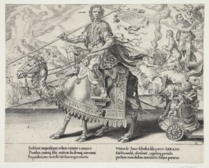 Il trionfo di Isacco da Dirck Volckertsz. Coornhert