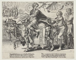 Il trionfo di Giuseppe da Dirck Volckertsz. Coornhert