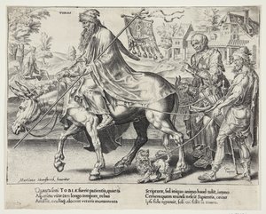 Il trionfo di Tobia da Dirck Volckertsz. Coornhert