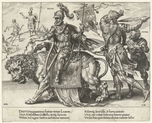 Trionfo di Davide da Dirck Volckertsz. Coornhert