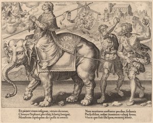 Il trionfo di Santo Stefano da Dirck Volckertz Coornhert after Maerten van Heemskerck