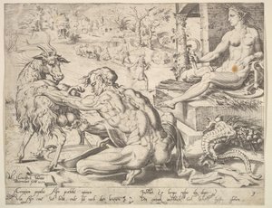 Asher, dalla serie I Dodici Patriarchi, 1550 da Dirck Volkertsen Coornhert