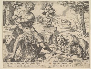 Beniamino, dalla serie I Dodici Patriarchi, 1550 da Dirck Volkertsen Coornhert