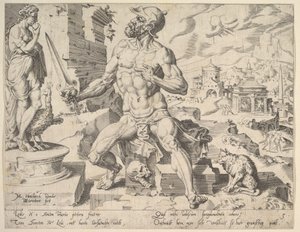 Simeone, dalla serie I Dodici Patriarchi, 1550 da Dirck Volkertsen Coornhert