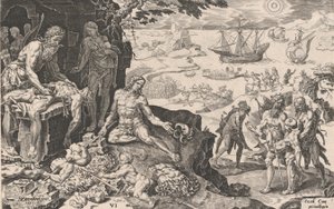 Le truppe imperiali portano la civiltà agli indiani, dalle Vittorie dell