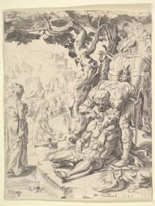 La Parabola del Buon Samaritano, 1549 da Dirck Volkertsen Coornhert