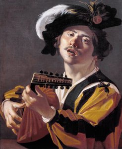 Il suonatore di liuto da Dirck van Baburen