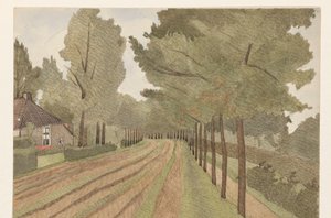 La strada del fieno vicino a Eelde da Dirk Arnoldus Tavenraat