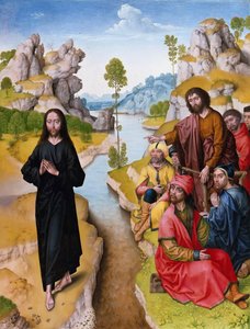 San Giovanni Battista predicante, XV secolo