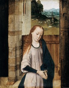 Vergine in adorazione, XV secolo