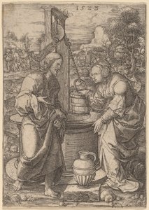 Cristo e la donna di Samaria da Dirk Jacobsz Vellert