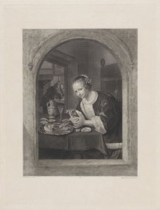 Il mangiatore di ostriche da Dirk Jurriaan Sluyter
