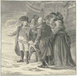 La partenza di Guglielmo V per l
