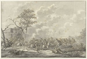 Combattimento di cavalieri da Dirk Langendijk