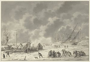 Fuga dei Landzaten a Texel, gennaio 1795