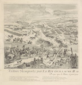 Battaglia di Drogheda sul Boyne, 1 luglio 1690 (foglio sinistro) da Dirk Maas