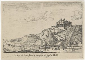 Vista della chiesa di Santo Amaro a Lisbona (Vedute di Lisbona)