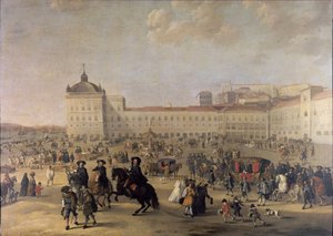 Piazza del Palazzo Terreiro do Paço di Lisbona, 1650