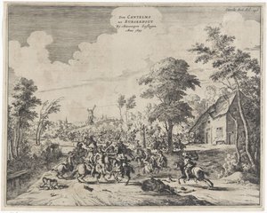 Spagnoli sconfitti da Don Cantelmo a Borgerhout, 1643