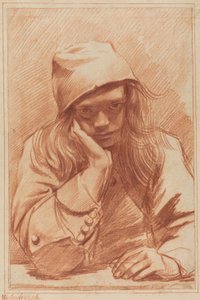 Autoritratto (gesso rosso)