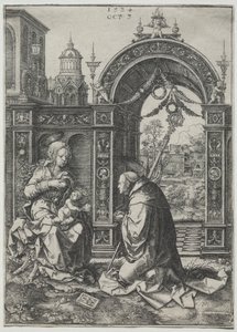 La visione di San Bernardo, 1524