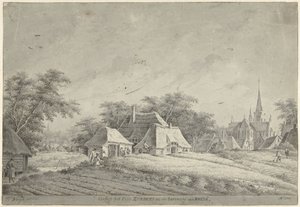 Veduta del villaggio di Zundert da Dirk Verrijk