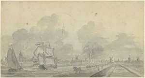 Vista di Zierikzee da Dirk de Jong