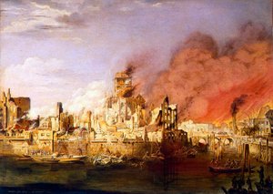 Il grande incendio di Amburgo del 5 maggio 1842