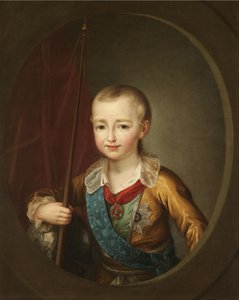 Ritratto del Granduca Alessandro Pavlovich Alessandro I da bambino