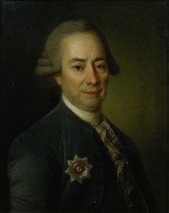 Ritratto di Pyotr Vasilyevich Bakunin 1725-1786