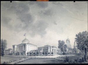 Vista del Palazzo Ostankino da Dmitri Nikiforovich Martynov