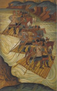 Attraversando il fiume da Dmitri Semyonovich Stelletsky
