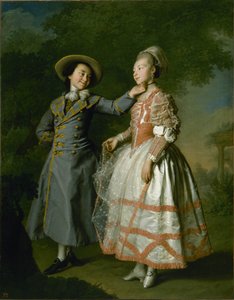 Ritratto di Ekaterina Khrushcheva e della principessa Ekaterina Khovanskaya