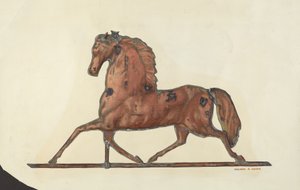 Segnavento a cavallo