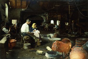 La fonderia, 1899
