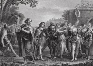Il trionfo di Davide da Domenichino (1581 1641) (after)