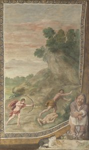Apollo che uccide il Ciclope, affresco di Villa Aldobrandini