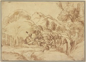 Giovanni predica nel deserto